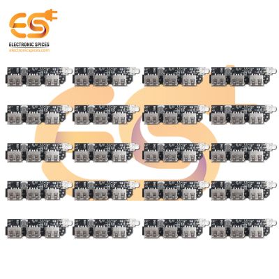 3 USB 5V 1A Mobile power bank charger controllers modules pack of 50pcs